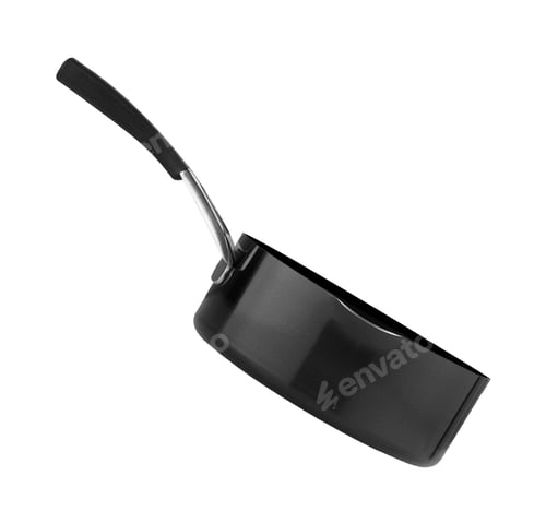 Preview: black frying pan isolated