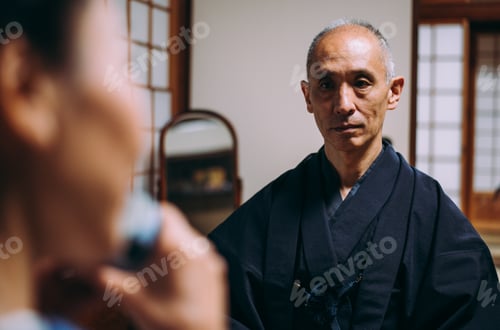 Preview: Senior couple lifestyle moments in a traditional japanese house