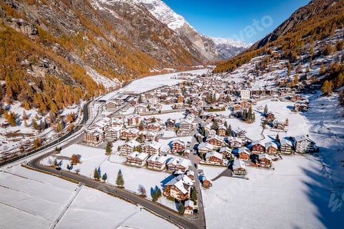 Preview: Tasch A Small Municipality of Switzerland and The Way to Zermatt Using the Ski Train
