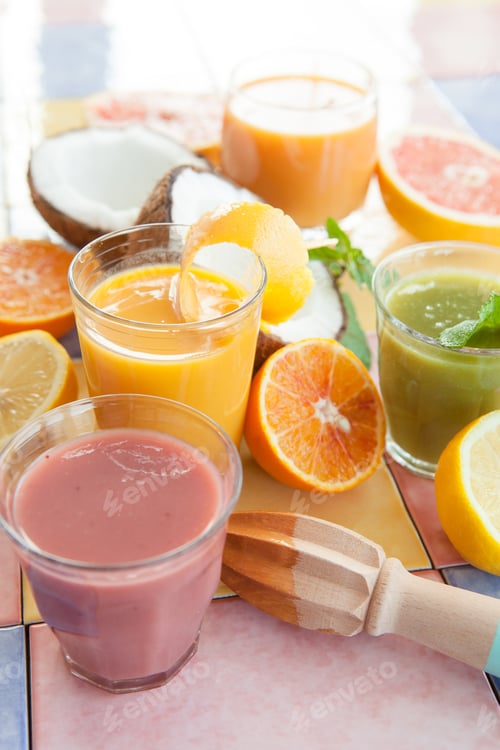 Preview: Variety of fresh smoothies