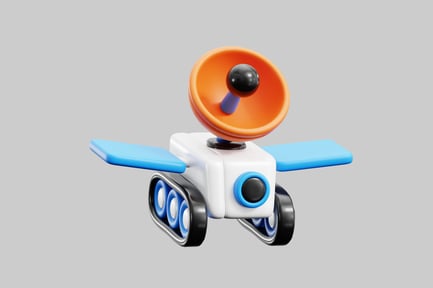 Preview: A futuristic toy vehicle with a distinctive design.