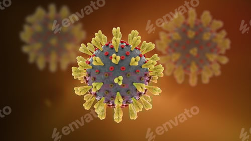 Preview: Microscopic View of Virus Cells on Cellular Level
