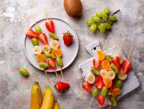 Preview: Fruity Skewers with Kiwi, Strawberry, Grape, and Orange