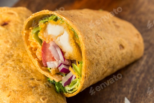Preview: Homemade Fried Chicken Wrap