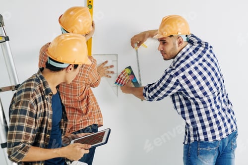 Preview: Workers Taking Measurements