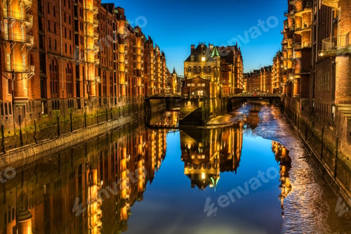 Preview: The historic Speicherstadt in Hamburg