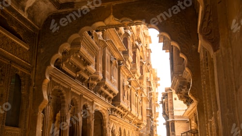 Preview: Streets of Jaisalmer, Rajasthan, India.