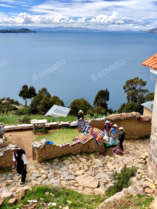 Preview: Beautiful view from Isla del Sol, Bolivia.