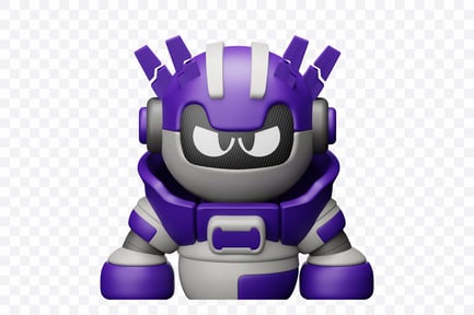 Preview: Futuristic Robot Avatar Spiked Ranger