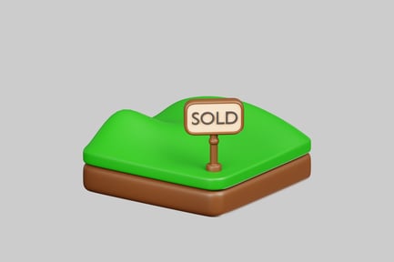 Preview: Plot of land with sold sign