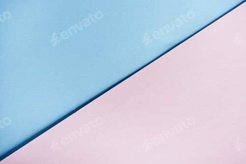 Preview: Abstract pastel geometry creative background light pink and blue.
