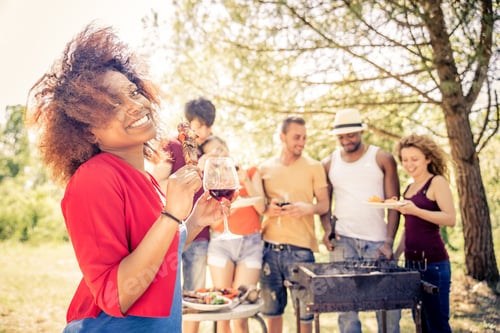 Preview: Friends at barbecue party