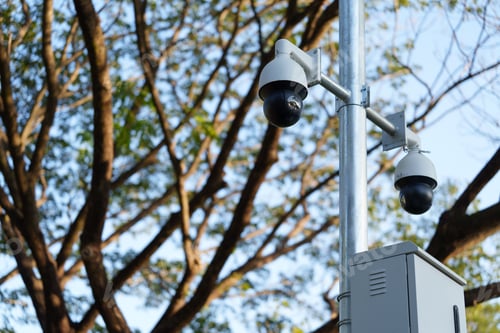 Preview: Security cameras monitoring public area safety