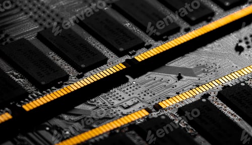 Preview: there are many memory modules on top of each other together