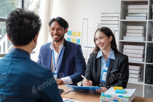 Preview: Business team analyzing income charts and graphs with modern laptop computer. Close up.Business anal