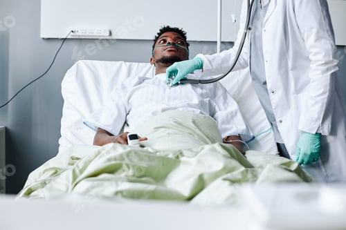 Preview: Listening to Patients Heart And Lungs With Stethoscope