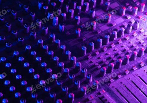Preview: Mixes on CD players or track at nightclub during party for DJ. Nightlife of disco club in pub bar