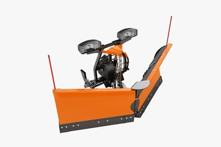 Preview: Heavy Duty Snow Plow Blade with Headlights