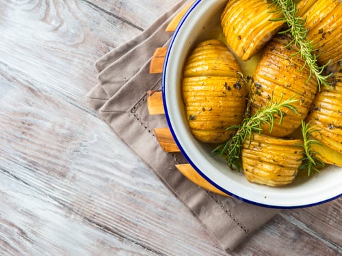 Preview: Baked potatoes cooked with herbs