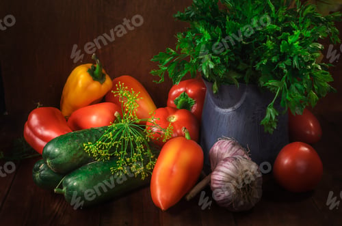 Preview: cucumbers, bell peppers and other vegetables