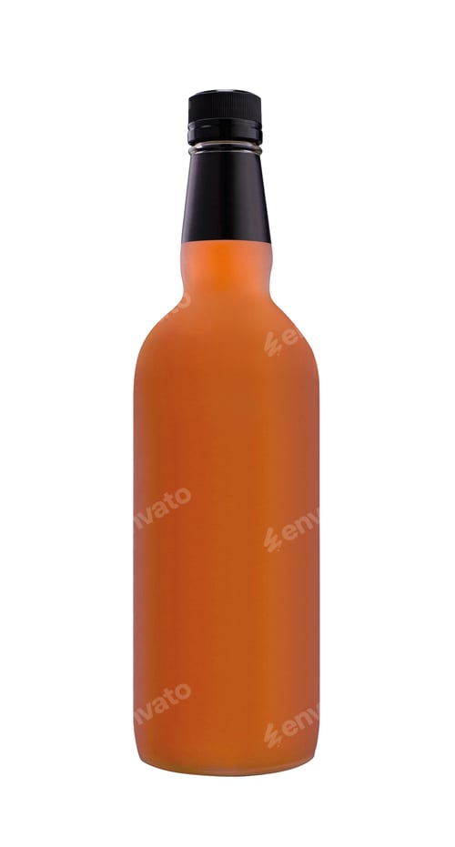 Preview: beer in a bottle isolated