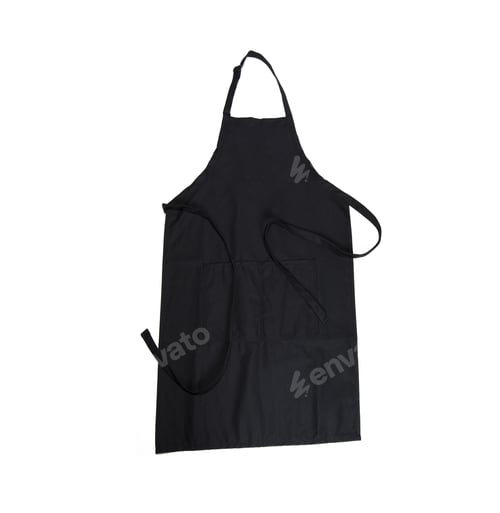 Preview: Black apron isolated