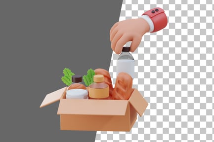 Preview: Food Donation 3D Icon