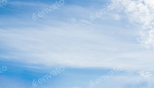 Preview: Sky cloud blue nature background paronama