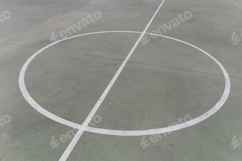 Preview: basketball midfield, outdoor