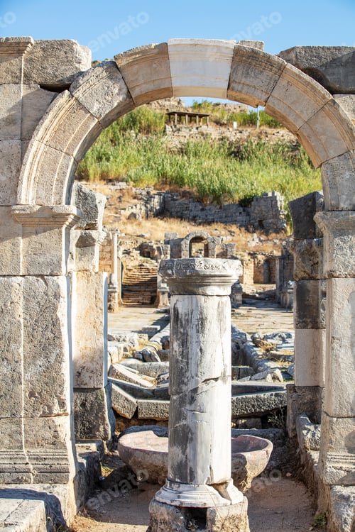 Preview: Nymphaeum of Perge. Ruins of ancient Pamphylian city located in Antalya Province, Turkey.