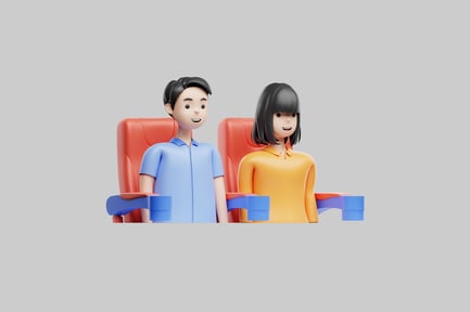 Preview: Passengers in airplane seats