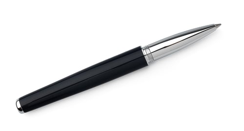 Preview: pen isolated on a white background, close up