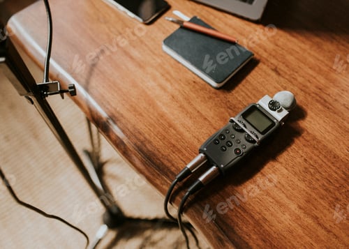 Preview: Journalist's tools on a table