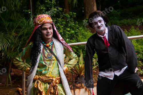 Preview: Portrait of Impressionist or Behrupiya, Traditional performing artist of India.