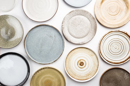 Preview: homemade pottery plates