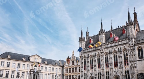 Preview: The Market Square buildings in Bruges