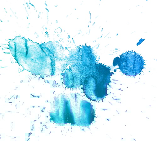 Preview: Abstract Watercolor Splatter on White Background