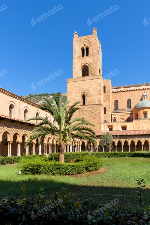 Preview: Cloister tower at the Monreale Abbey