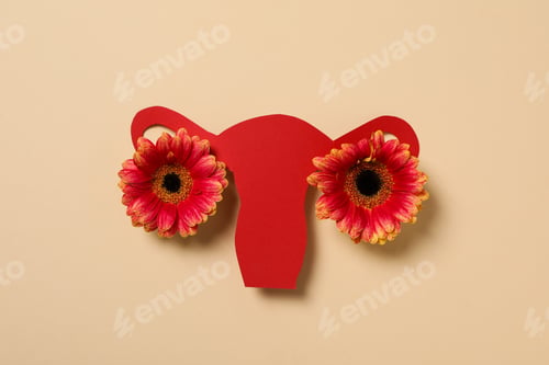 Preview: Women's health and women's healthcare concept with uterus