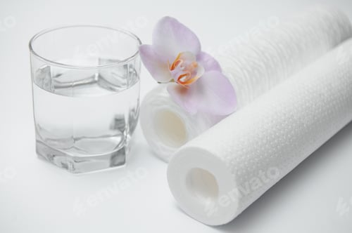 Preview: cartridges for water filter on white