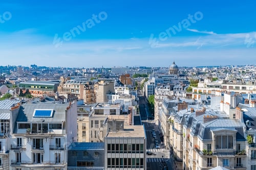 Preview: Paris, cityscape, aerial view