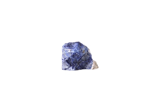 Preview: PNG, mineral sodalite, isolated on white background.