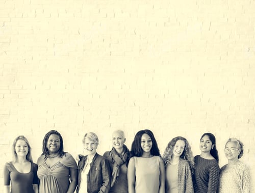 Preview: Girls Friendship Togetherness Community Copy Space Concept