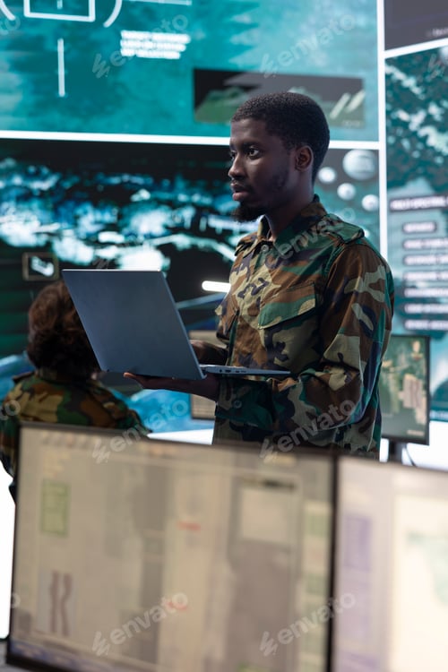 Preview: Intelligence analyst technician coordinating air support to provide assistance