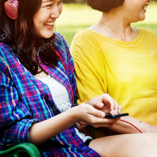 Preview: Family Casual Daughter Mother Enjoyment Relax Concept