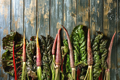 Preview: Purple carrot with chard