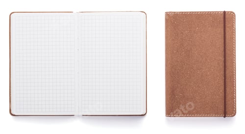 Preview: notepad or notebook paper at white background