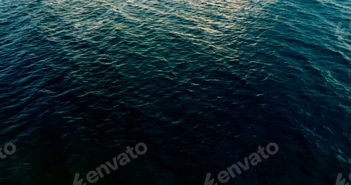 Preview: Top-view Water texture background Aerial view shot on drone camera