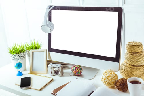 Preview: working table with computer