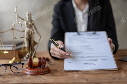 Preview: Sign an agreement the concept of legal proceedings and litigation. The Legal Execution Department si